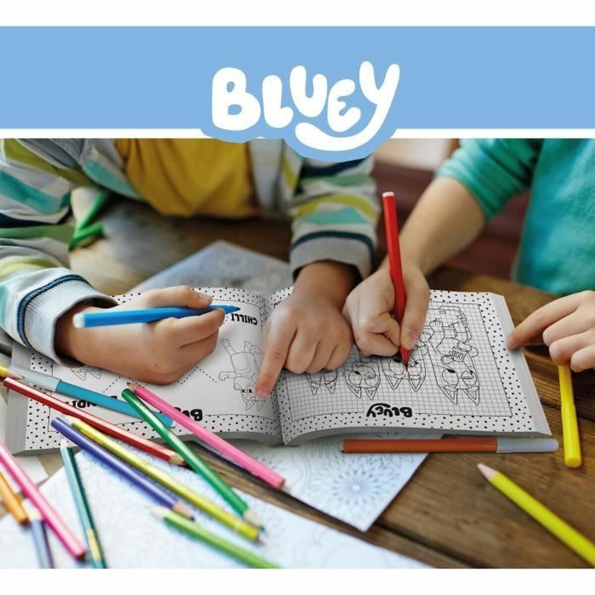 Fichas para desenhar Lisciani Giochi Bluey Multicolor