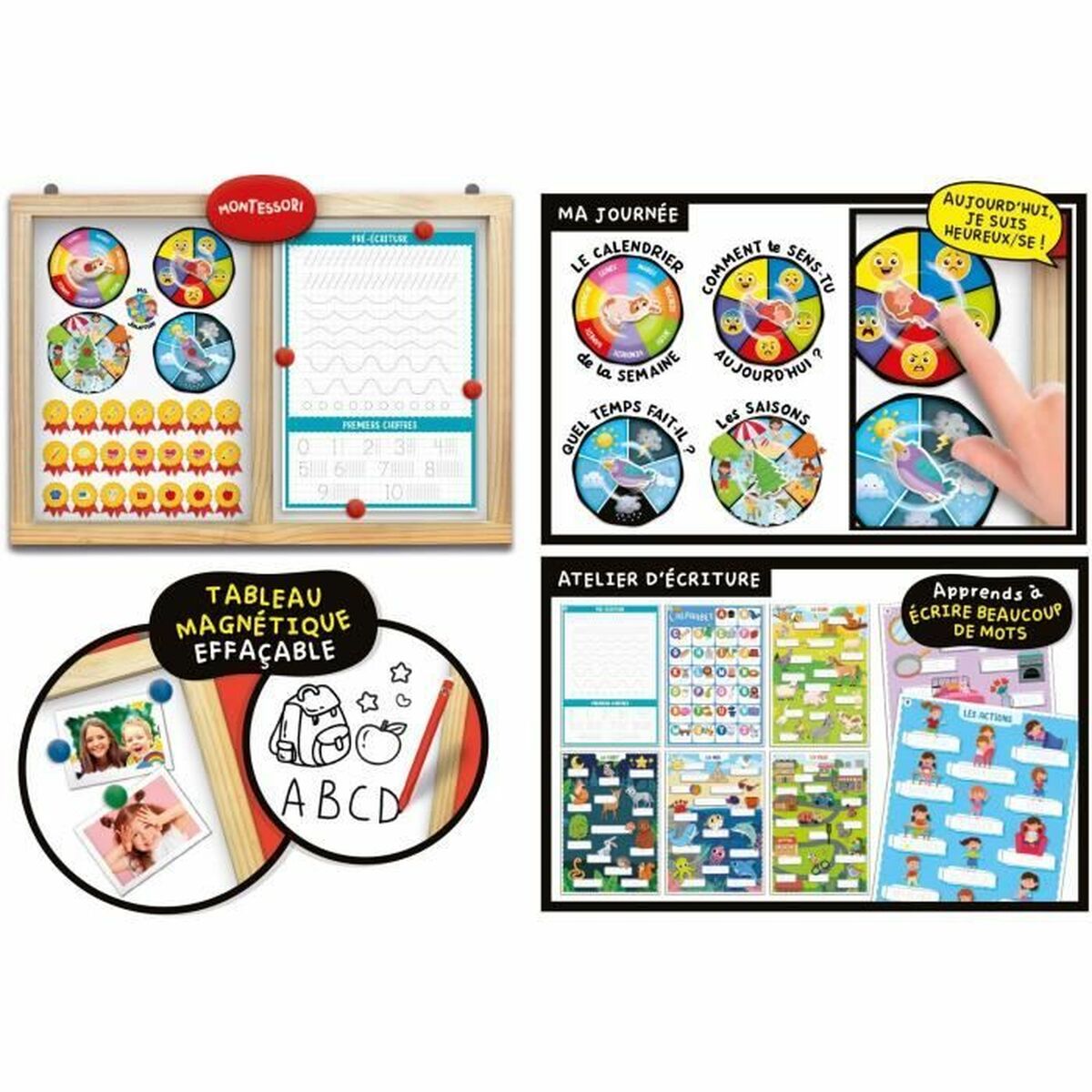 Jogo Educativo Lisciani Giochi Calendrier, saisons et émotions