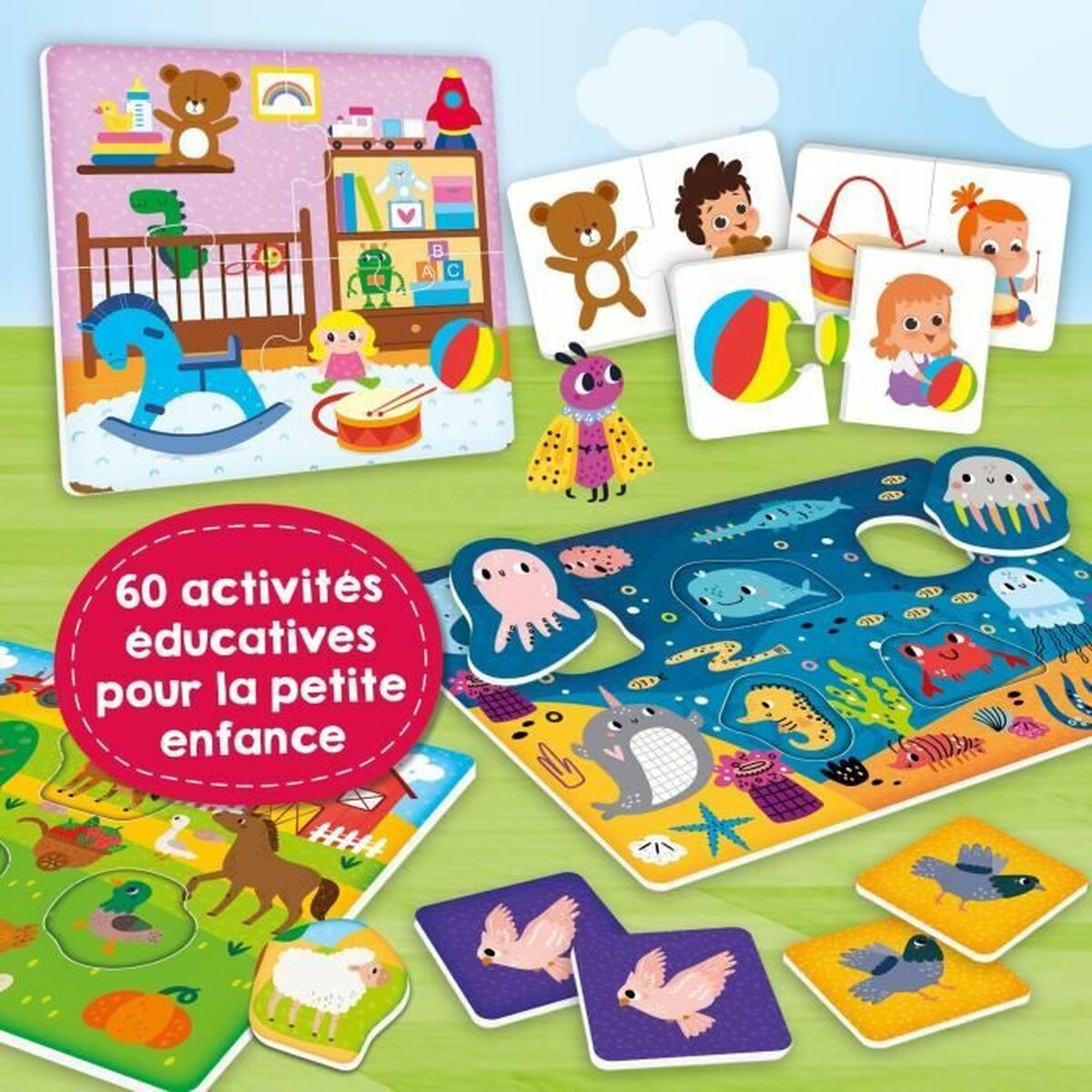 Jogo Educativo Lisciani Giochi Carotina Baby 60 Jeux (FR)