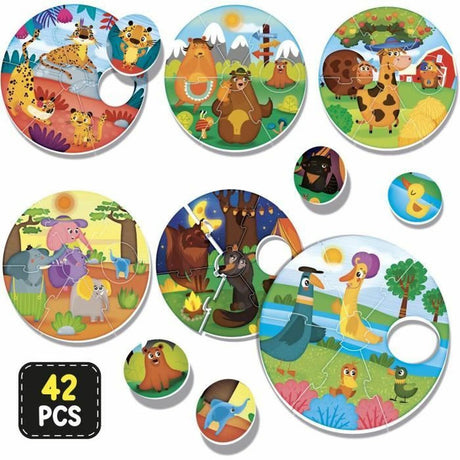 Jogo Educativo Lisciani Giochi Montessori Baby Round Puppies (FR)