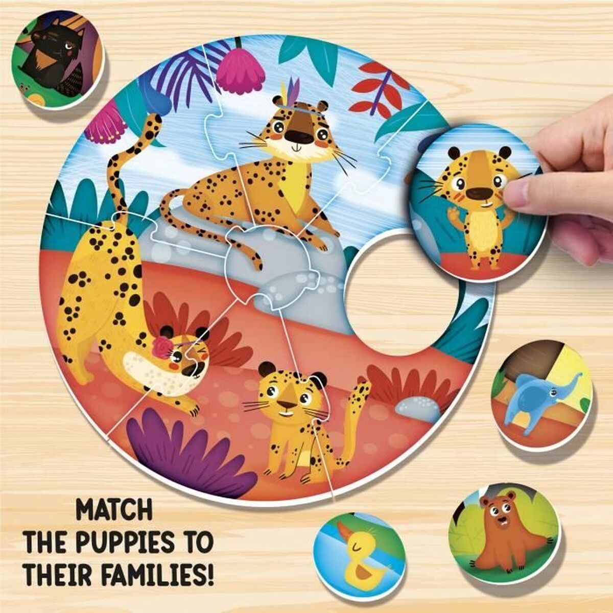 Jogo Educativo Lisciani Giochi Montessori Baby Round Puppies (FR)