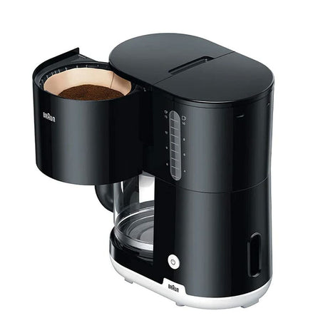 Máquina de Café de Filtro Braun KF1100BK 1000 W Preto Preto/Branco 2,5 L