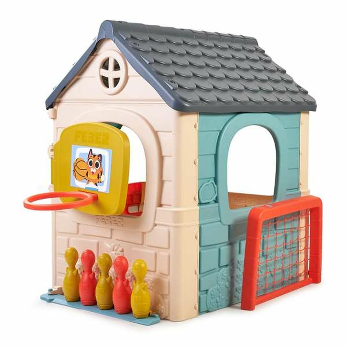 Casa Infantil de Brincar Feber Casual 6 Activities 232 x 124 x 138 cm