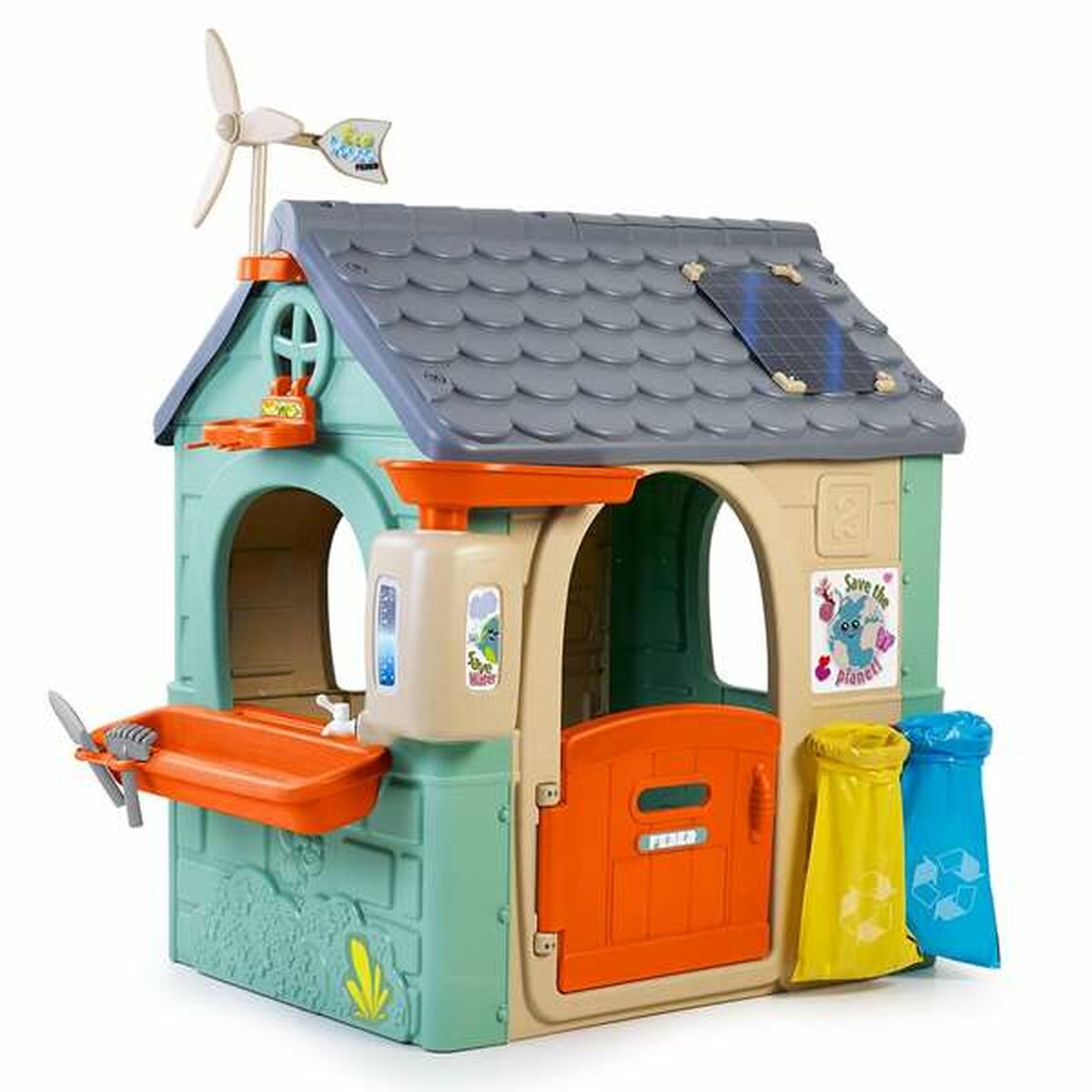 Casa Infantil de Juego Feber  Recycle Eco House 20 x 105,5 x 109,5 cm