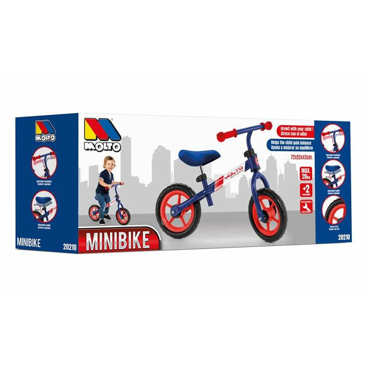 Children's Bike Moltó Minibike Blue