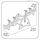 Baloiço Feber Saw 2x2 Cadeira de baloiço (60 x 234 x 97 cm)