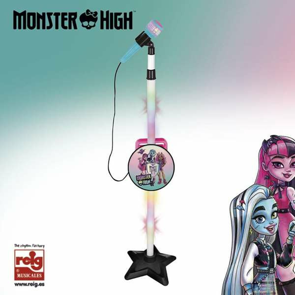 Micrófono de juguete Monster High De pie MP3