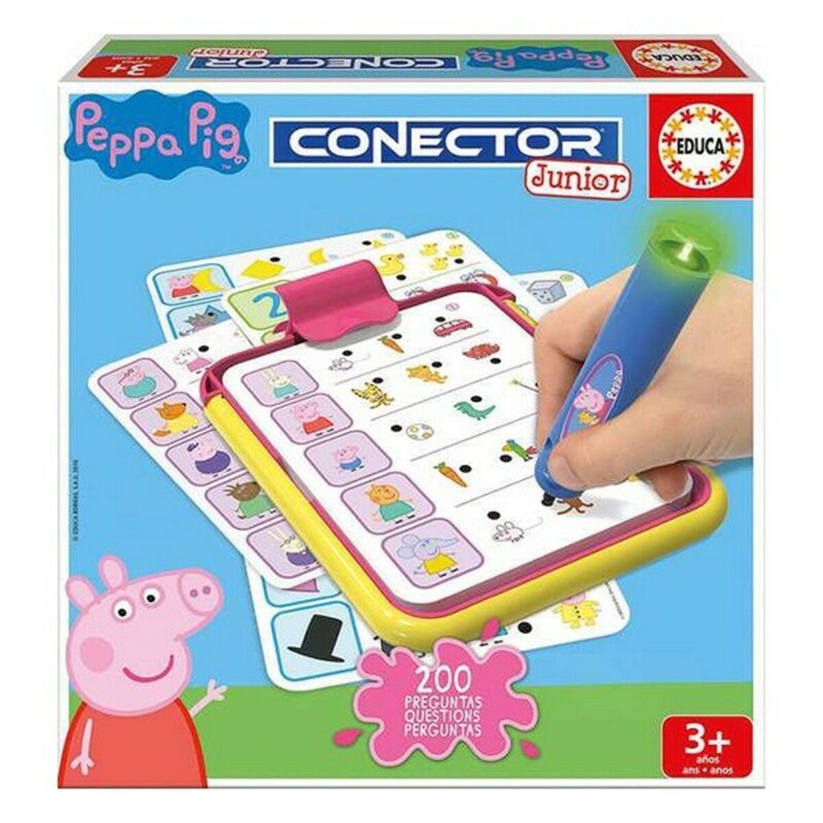 Jogo Educativo Conector Junior Peppa Pig Educa 16230 Multicolor (1 Peça)