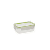 Lunch box Quid Greenery 475 ml Transparent Plastic (4 Units) (Pack 4x)