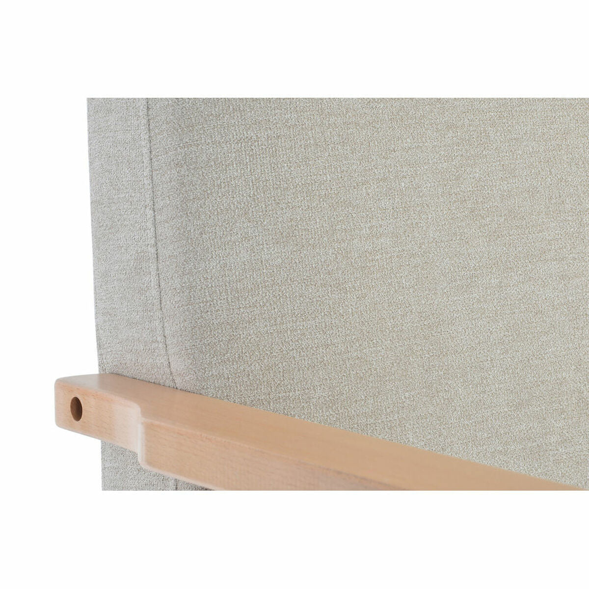 Cadeira de baloiço DKD Home Decor Bege Natural Madeira Faia Plástico Madeira MDF 81 x 58 x 90 cm