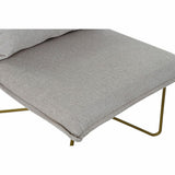 Poltrona DKD Home Decor 66 x 78 x 75 cm Bege Dourado Metal