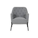 Armchair DKD Home Decor Grey Metal 65 x 73 x 79,5 cm