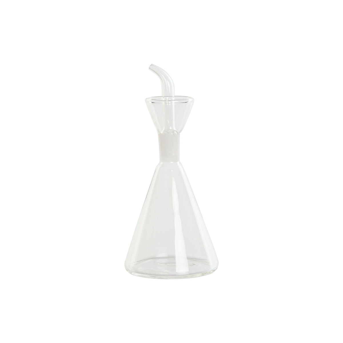 Aceitera DKD Home Decor Transparente Vidrio de Borosilicato 125 ml 7 x 7 x 16 cm