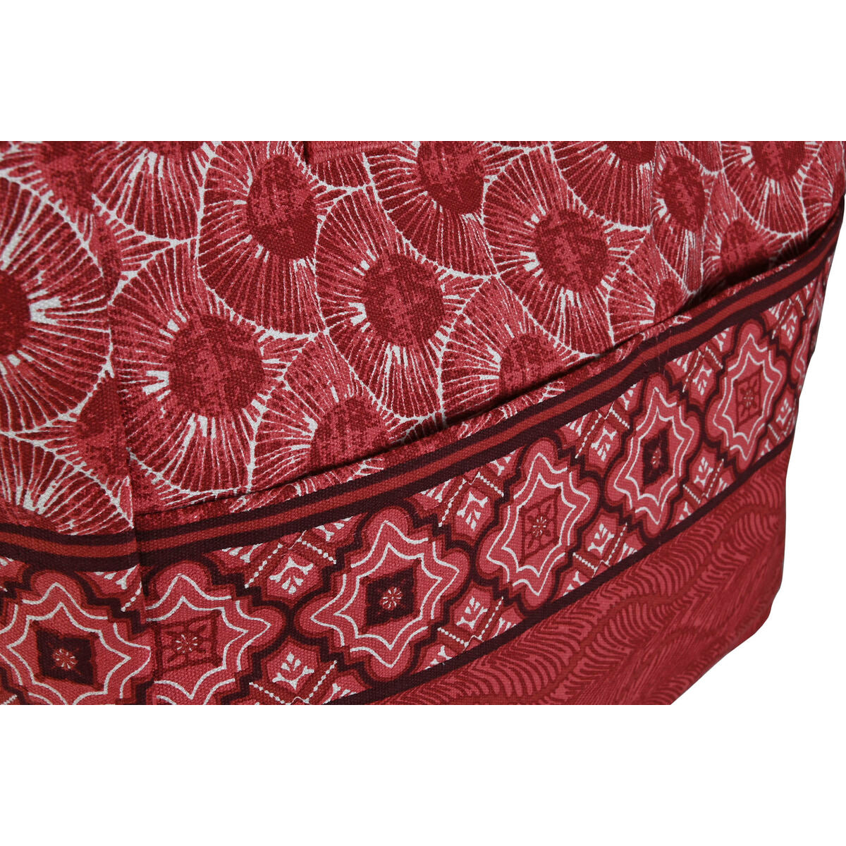 Bolsa Mulher Home ESPRIT Vermelho Verde Coral 55 x 14 x 35 cm (3 Unidades)