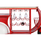 Suporte para garrafas Home ESPRIT Vermelho Metal 165 x 60 x 100 cm