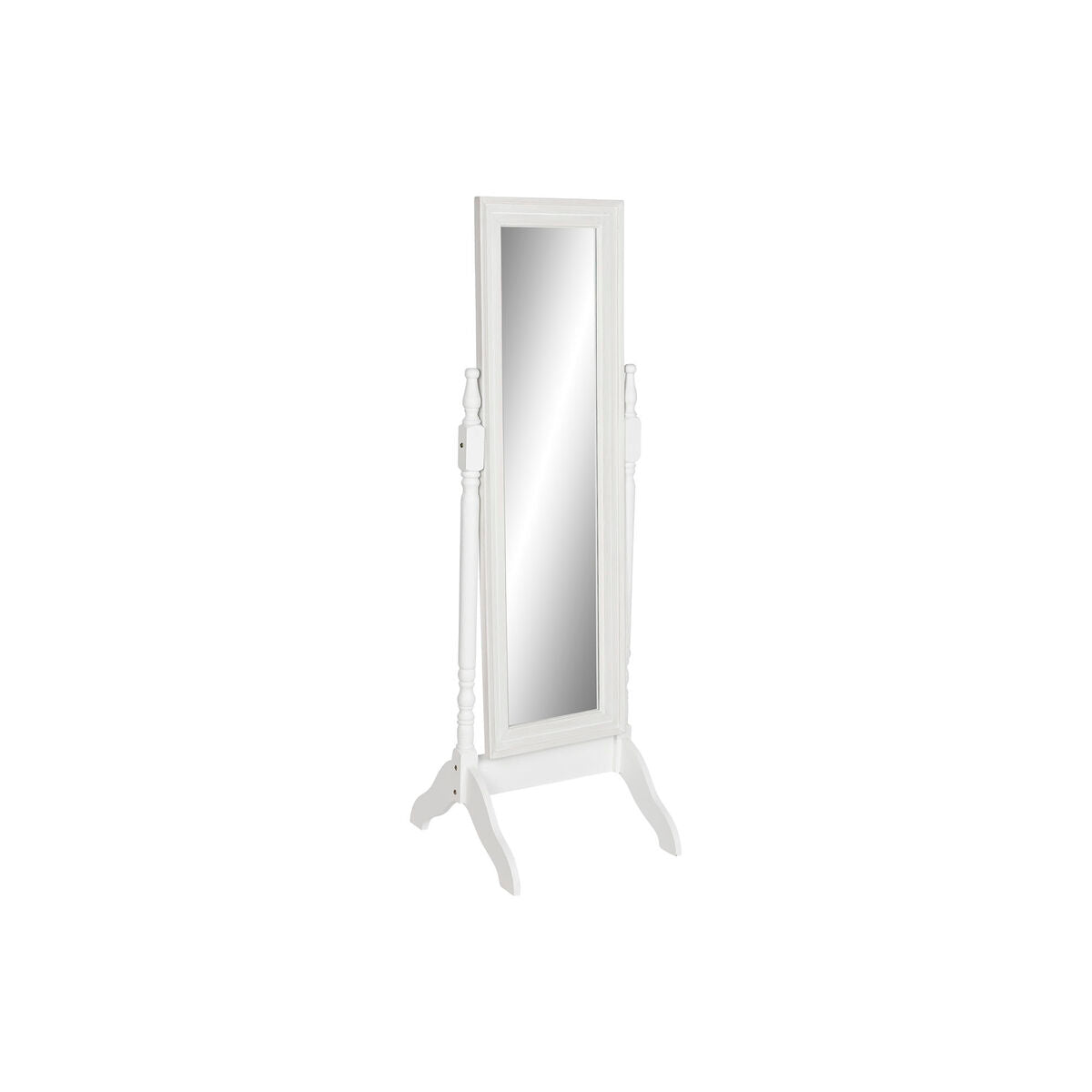 Espejo Vestidor Home ESPRIT Blanco 50 x 50 x 157 cm