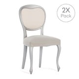 Chair Cover Eysa BRONX Linen 50 x 5 x 50 cm 2 Units