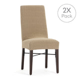 Chair Cover Eysa JAZ Beige 50 x 60 x 50 cm 2 Units