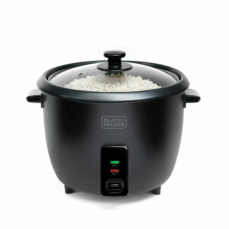 Panela de Arroz Black & Decker BXRC1800E Preto 1,8 L Branco Alumínio 700 W