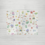 Individual Kids&Cotton Vegetables 02 Multicolor 45 x 35 cm 2 Unidades