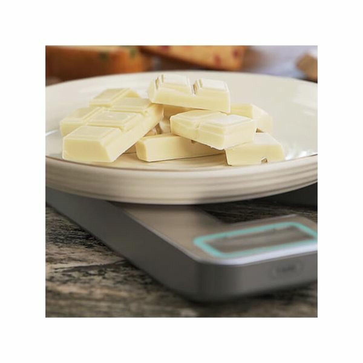 Báscula de Cocina Cecotec Cook Control 10100 EcoPower Compact LCD 5 Kg Acero inoxidable