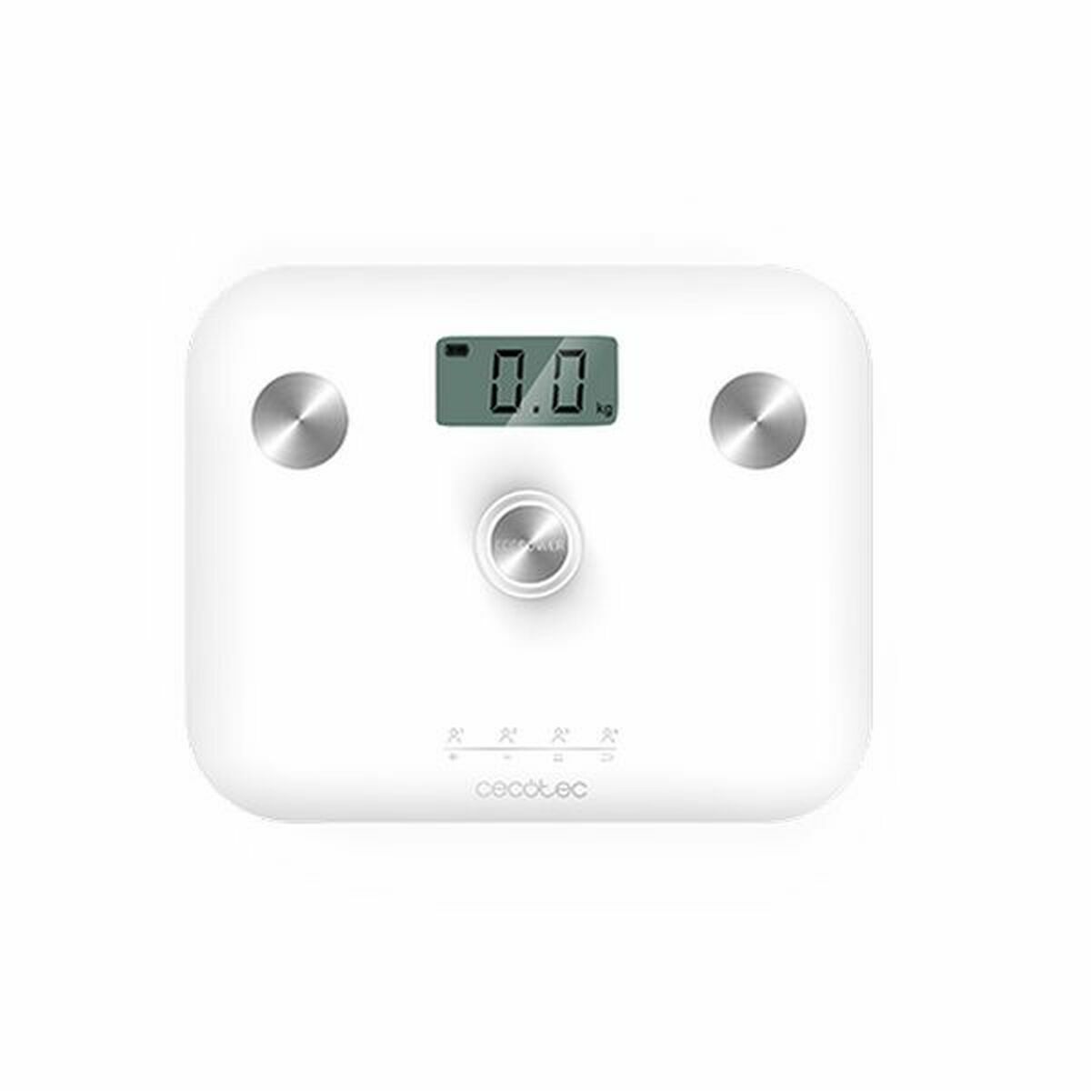 Báscula Digital de Baño Cecotec ECOPOWER 10100 FULL HEALTHY LCD 180 kg Blanco Vidrio