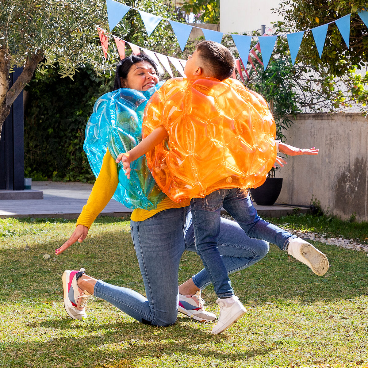 Giant Inflatable Bumper Bubble Ball Bumpoy InnovaGoods 2 Units