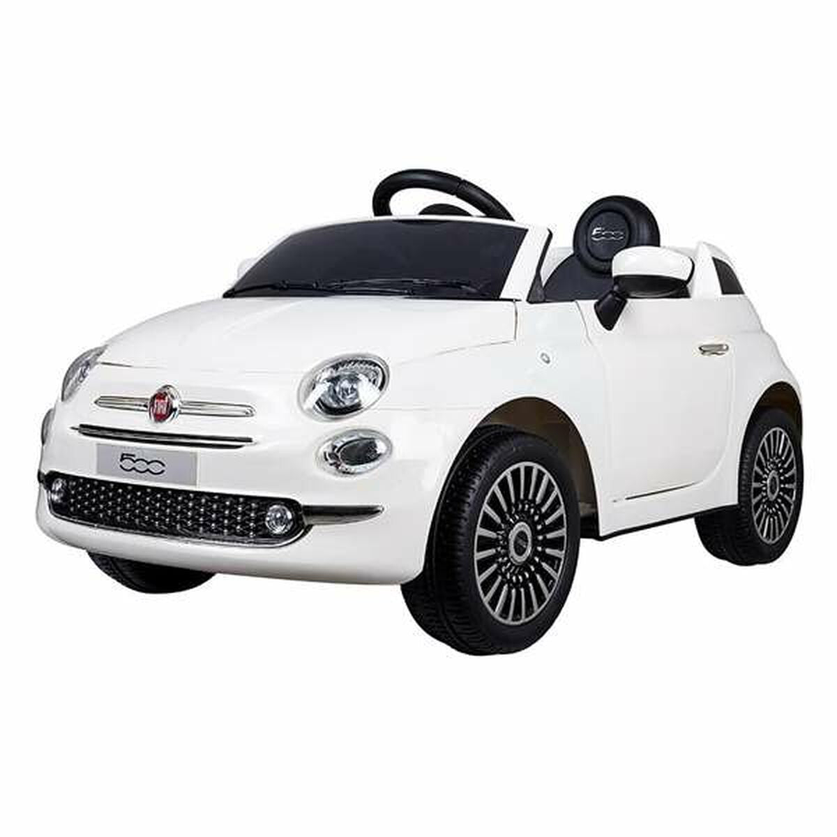 Carro elétrico para crianças Fiat 500 Branco