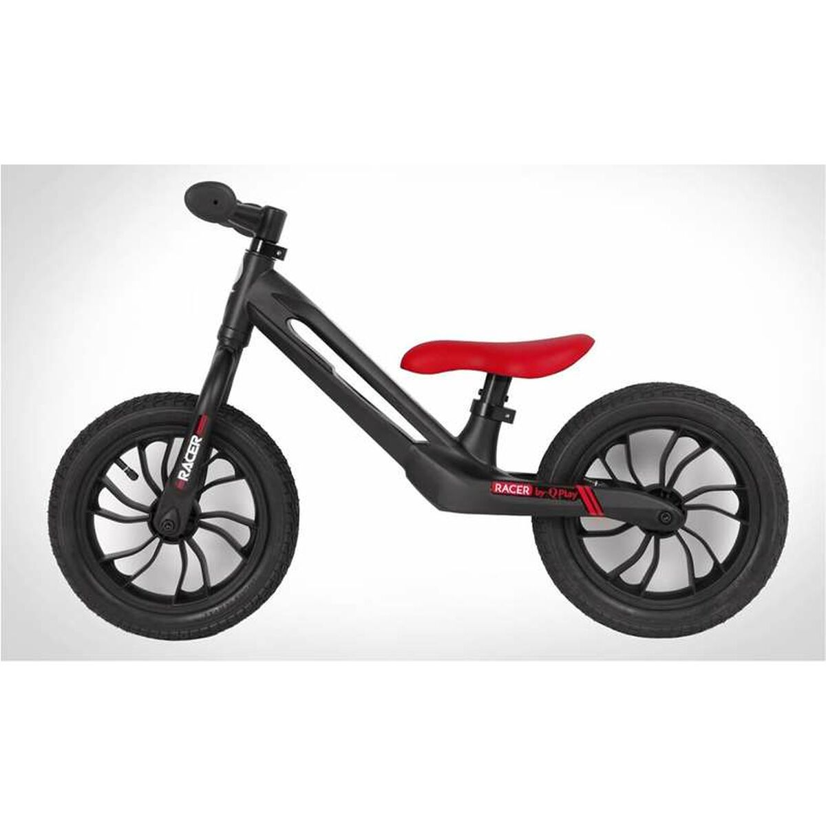 Bicicleta Infantil Qplay Racer Bike Preto 12" Magnésio