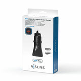 Car Charger Aisens ASCH-CAR2PQC-BK