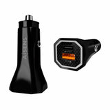 Car Charger Aisens ASCH-CAR2PQC-BK