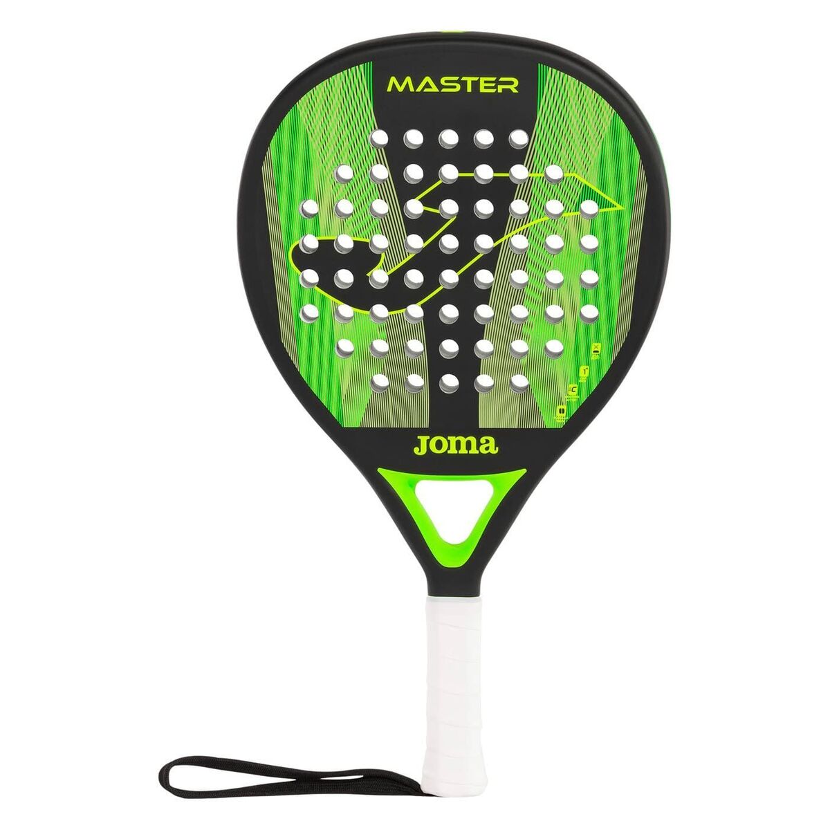 Raquete de Padel Joma Sport MASTER BK GR FL Preto Verde