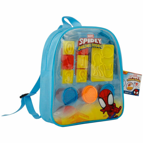 Set de Manualidades Spidey Azul Moldes para plastilina Plastilina Mochila