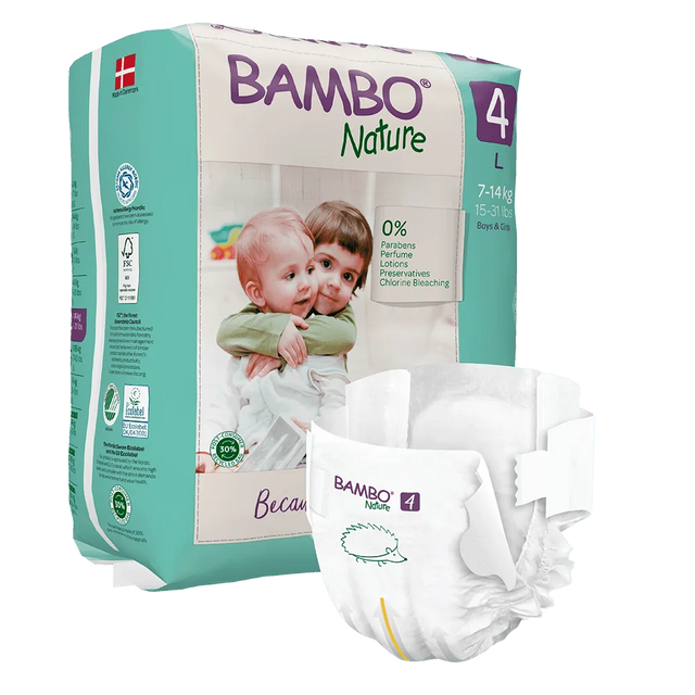 Fraldas Bambo Nature Tamanho 4