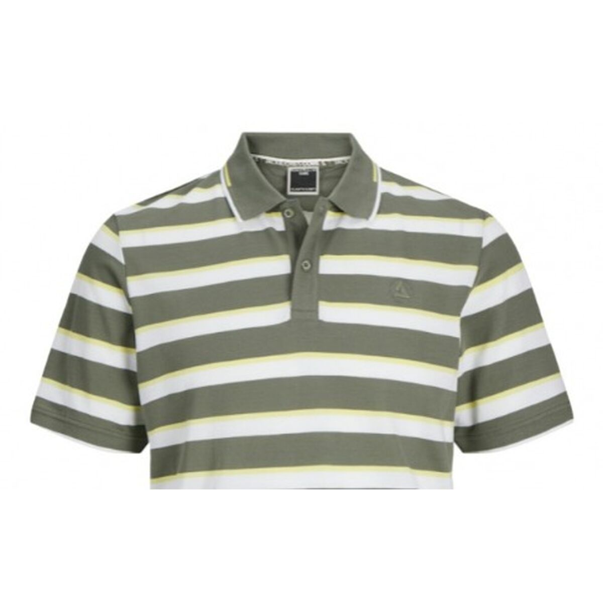 Polo de Manga Curta Homem Jack & Jones JCOHASS AOP 12254958 Verde