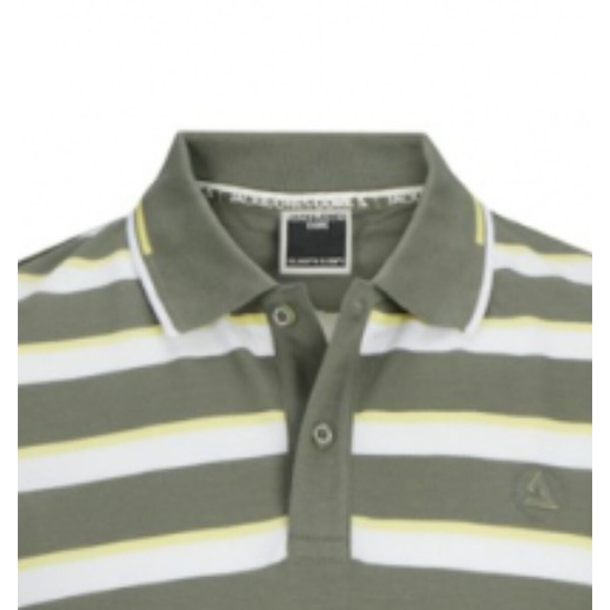 Polo de Manga Curta Homem Jack & Jones JCOHASS AOP 12254958 Verde