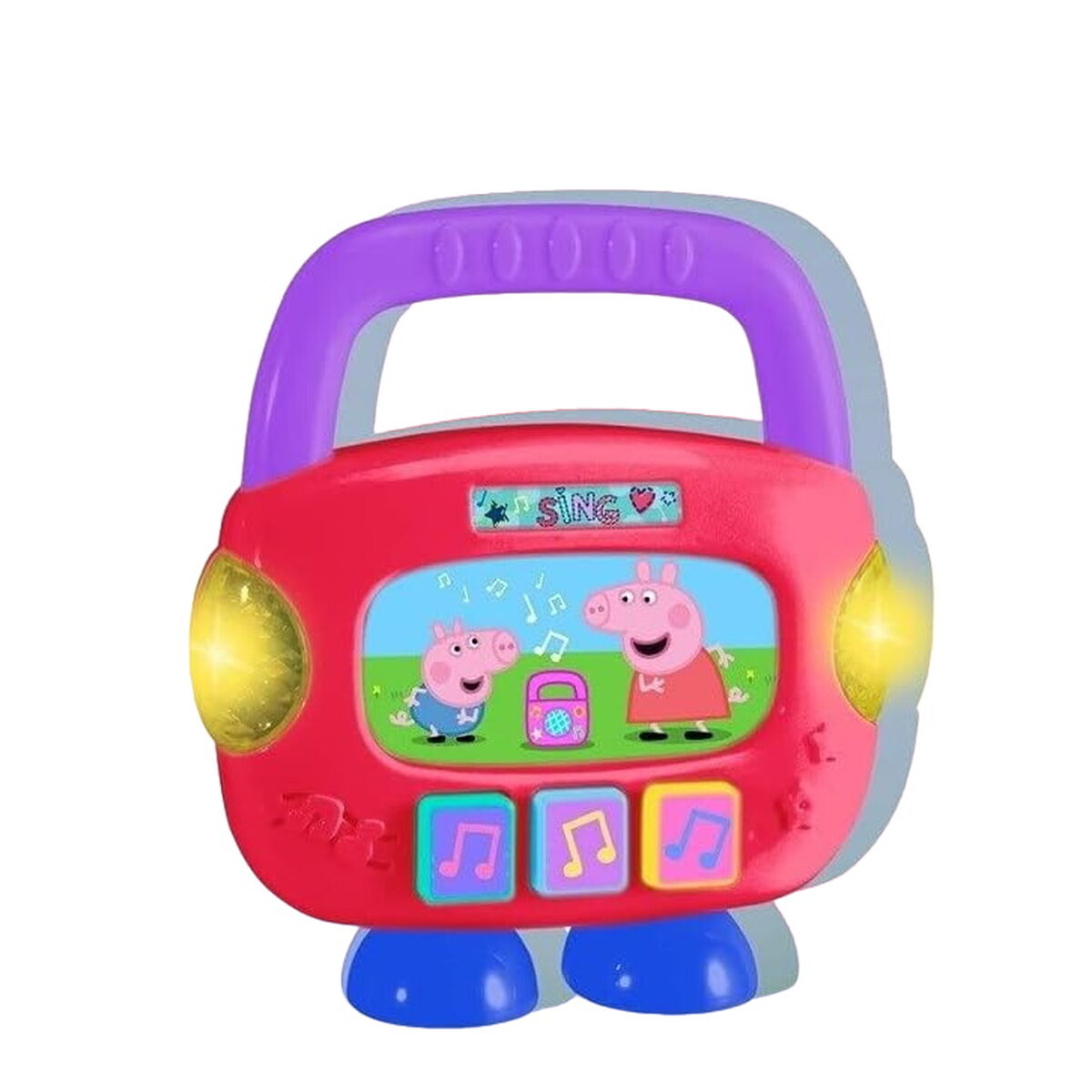 Altifalante com microfone para karaoke Peppa Pig Sing Alone