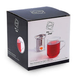 Taza con Filtro para Infusiones Quid Serenia Transparente Vidrio Acero Inoxidable 350 ml (12 Unidades)