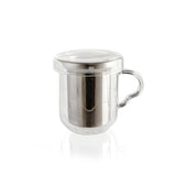 Taza con Filtro para Infusiones Quid Serenia Transparente Vidrio Acero Inoxidable 350 ml (12 Unidades)