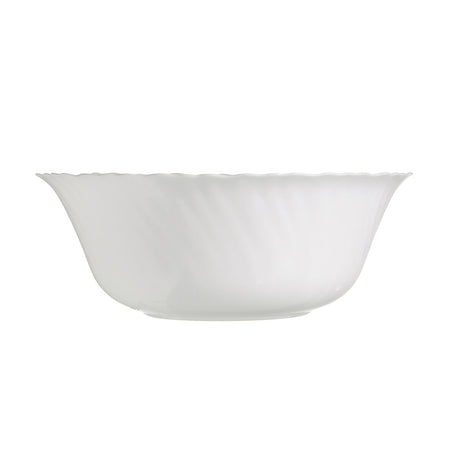 Saladeira Luminarc Feston Branco Vidro (25 cm) (6 Unidades)