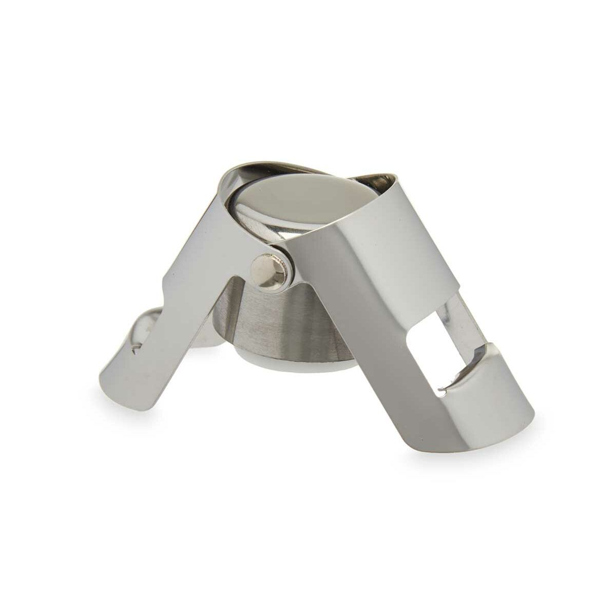 Plug Hermetic Silver Stainless steel 6 x 5,5 x 3,5 cm (12 Units)