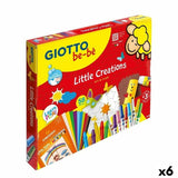 Set de Dibujo Giotto BE-BÉ Little Creations Multicolor (6 Unidades)