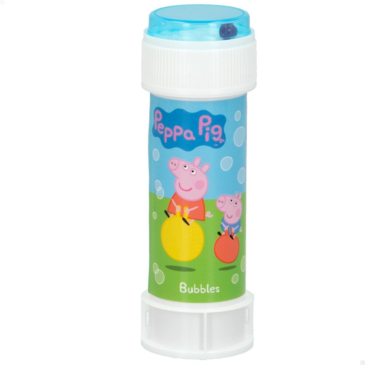 Bubble blower Peppa Pig 60 ml 3,7 x 11,5 x 3,7 cm (216 Units)