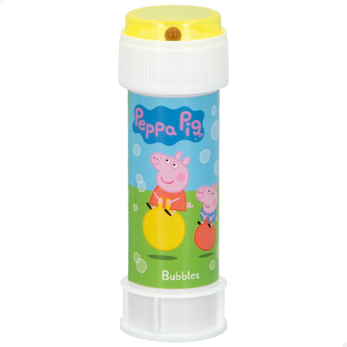 Frasco para bolas de sabão Peppa Pig 60 ml 3,7 x 11,5 x 3,7 cm (216 Unidades)