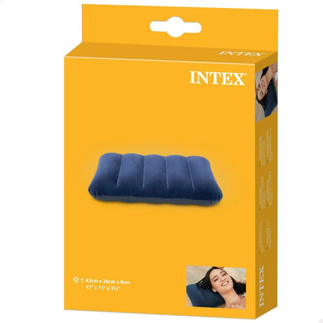 Almofada Intex Downy Pillow Insuflável Azul 43 x 9 x 28 cm (24 Unidades)