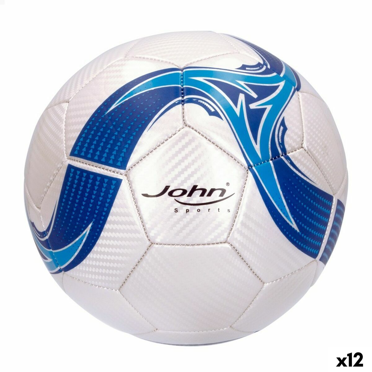 Bola de Futebol John Sports Premium Relief 5 Ø 22 cm TPU (12 Unidades)