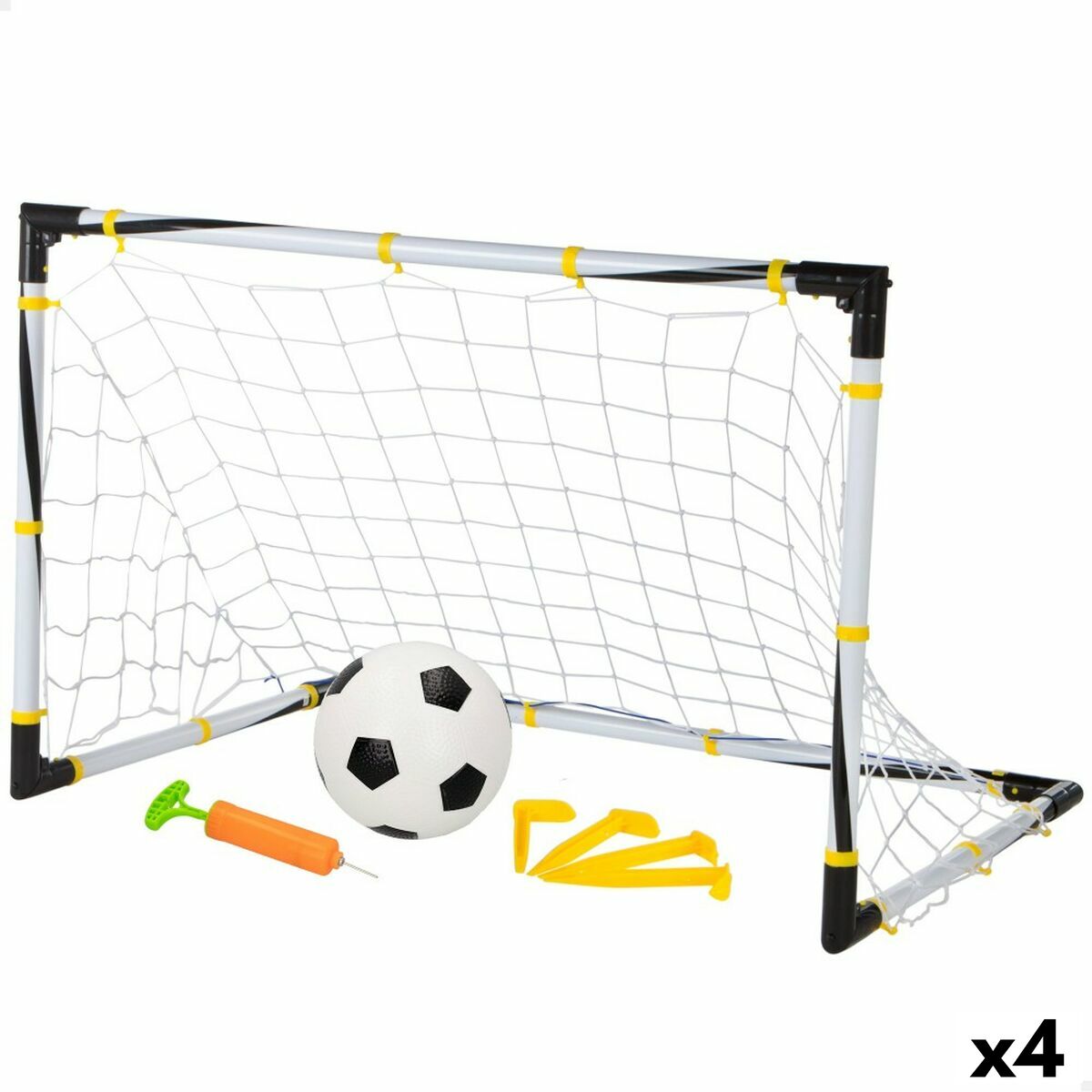 Baliza de Futebol Colorbaby 90 x 59 x 59 cm Dobrável (4 Unidades)