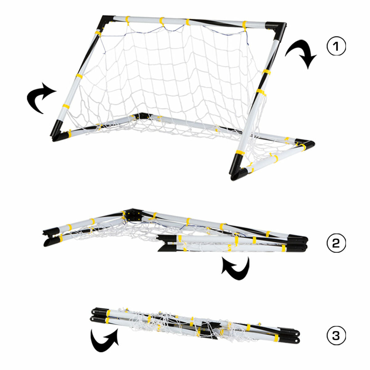 Baliza de Futebol Colorbaby 90 x 59 x 59 cm Dobrável (4 Unidades)