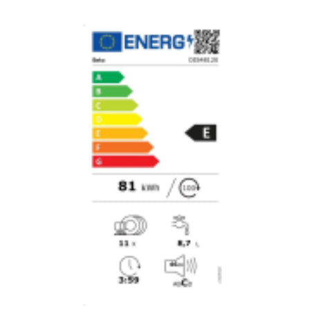 Lava-louça BEKO Branco 45 cm