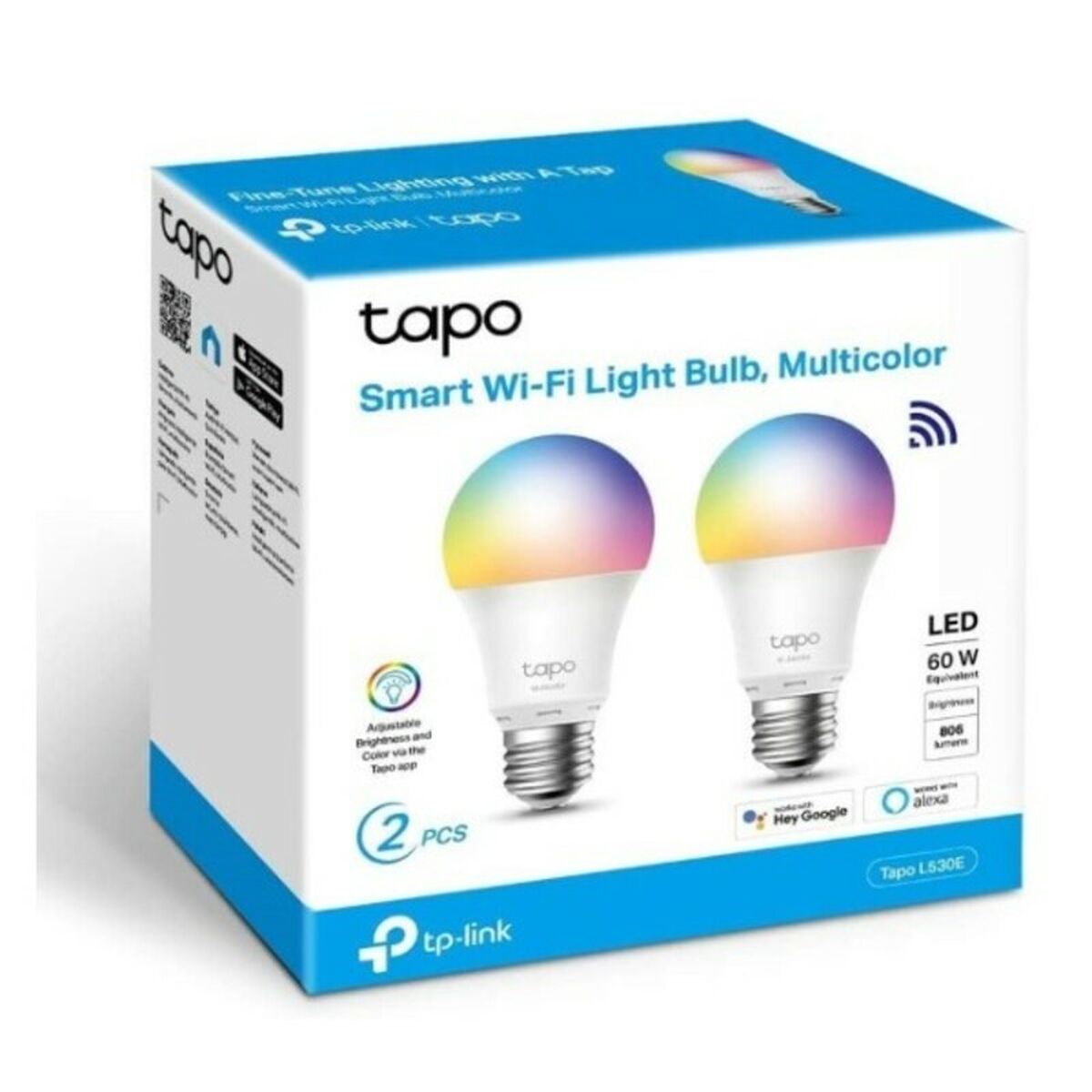 Lâmpada Inteligente TP-Link TAPOL530E 8,7 W E27 LED 806 lm Wi-Fi